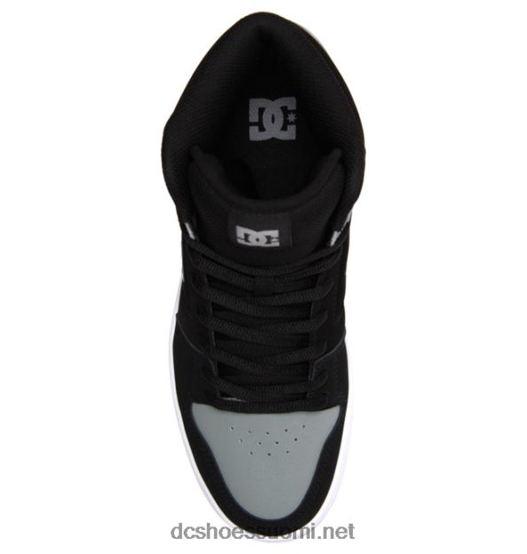 manteca 4 hi - miesten korkeat kengät musta/harmaa DC Shoes VXP4HP323
