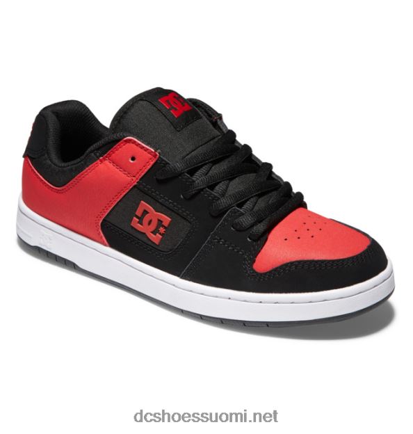 manteca 4 - miesten kengät musta/urheilullinen punainen DC Shoes VXP4HP42