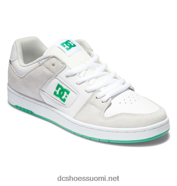 manteca 4 - miesten kengät valkoinen/harmaa/vihreä DC Shoes VXP4HP320