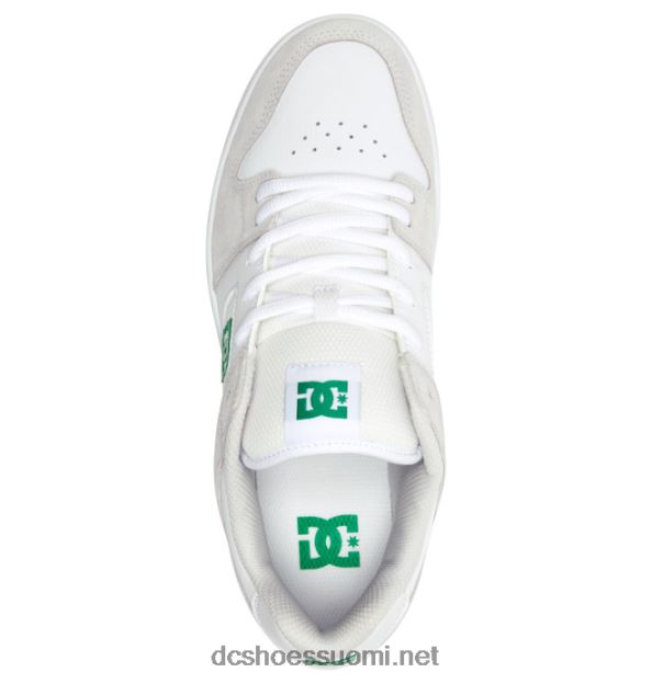 manteca 4 - miesten kengät valkoinen/harmaa/vihreä DC Shoes VXP4HP320