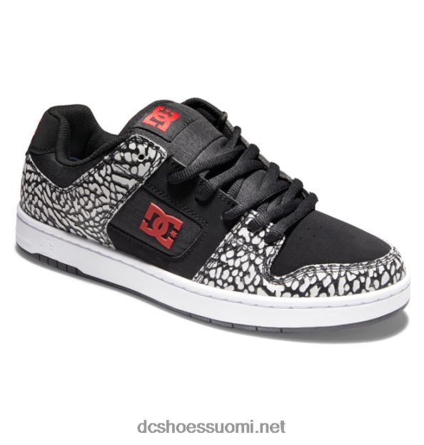 miesten manteca 4 se -kengät musta/punainen printti DC Shoes VXP4HP376