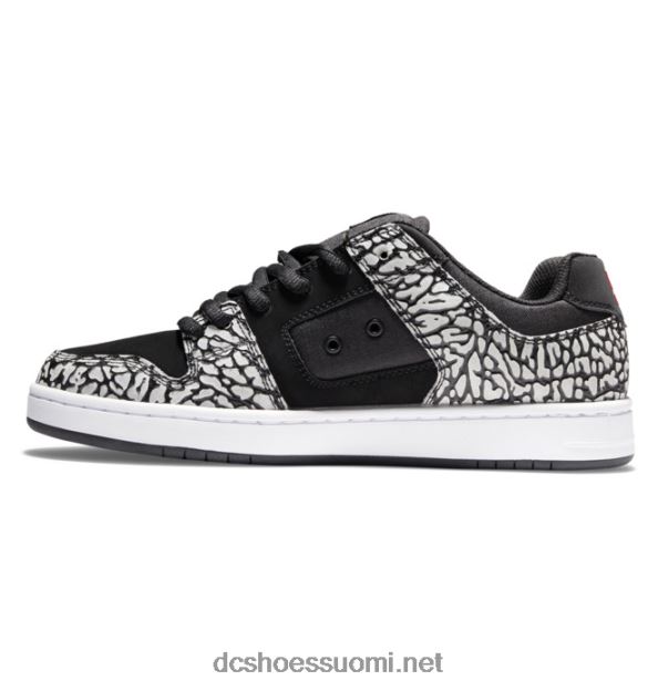 miesten manteca 4 se -kengät musta/punainen printti DC Shoes VXP4HP376