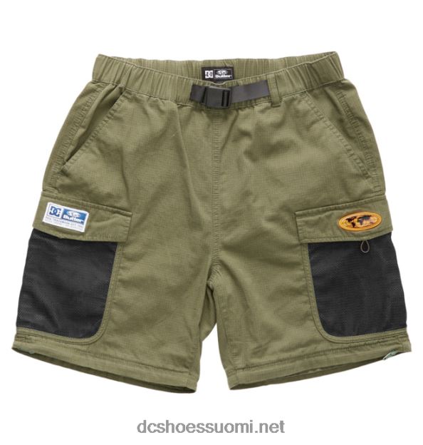 miesten voitavarat x dc muunnettavat cargo-housut muratti vihreä DC Shoes VXP4HP414