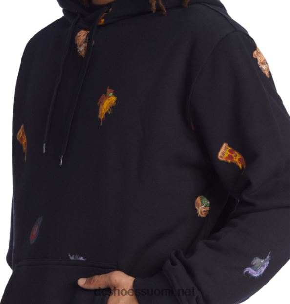 miesten marvel deadpool x dc koko villapusero musta DC Shoes VXP4HP410