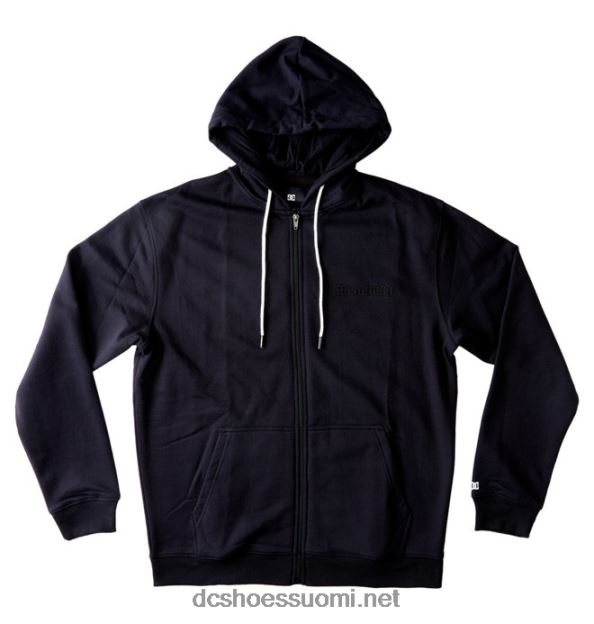 miesten riot 2 vetoketjullinen huppari musta DC Shoes VXP4HP395