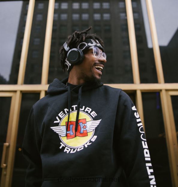 miesten venture x dc co usa -huppari musta DC Shoes VXP4HP413