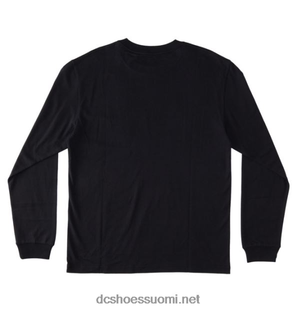 miesten dc square star pitkähihainen t-paita musta DC Shoes VXP4HP416