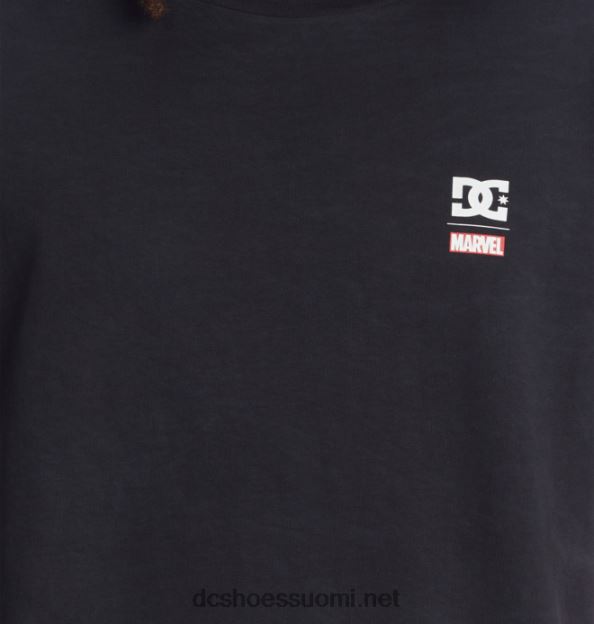 miesten marvel deadpool x dc way back t-paita musta DC Shoes VXP4HP415