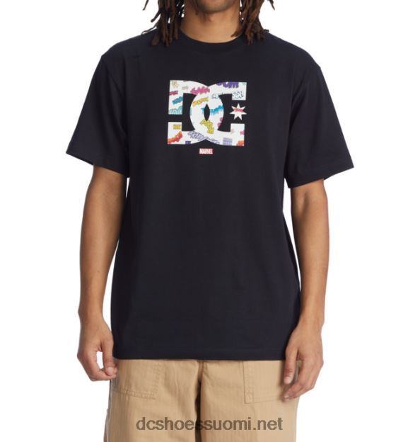 miesten marvel deadpool x dc wham star t-paita musta DC Shoes VXP4HP412