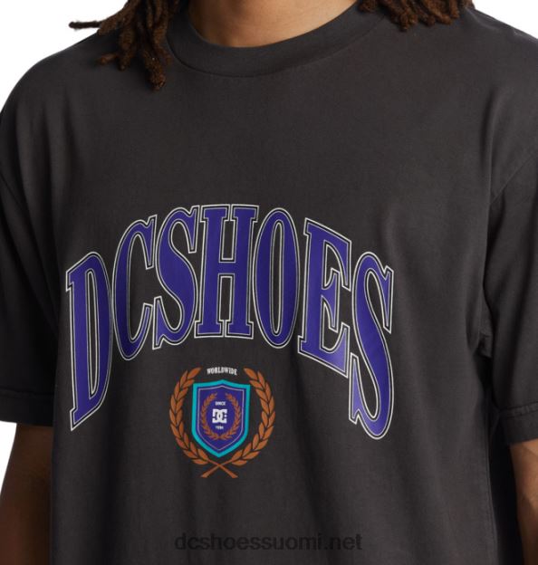 miesten yläluokan t-paita musta entsyymipesu DC Shoes VXP4HP104