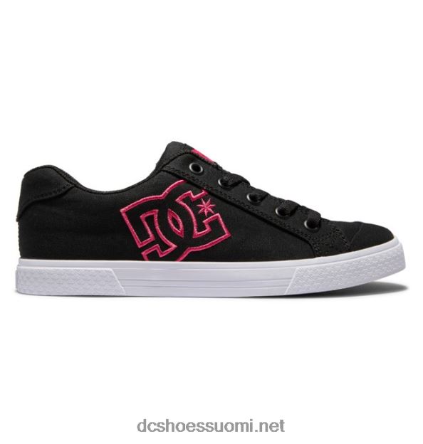 naisten chelsea-kengät musta/hullu pinkki DC Shoes VXP4HP449