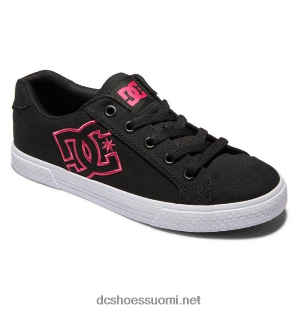 naisten chelsea-kengät musta/hullu pinkki DC Shoes VXP4HP449
