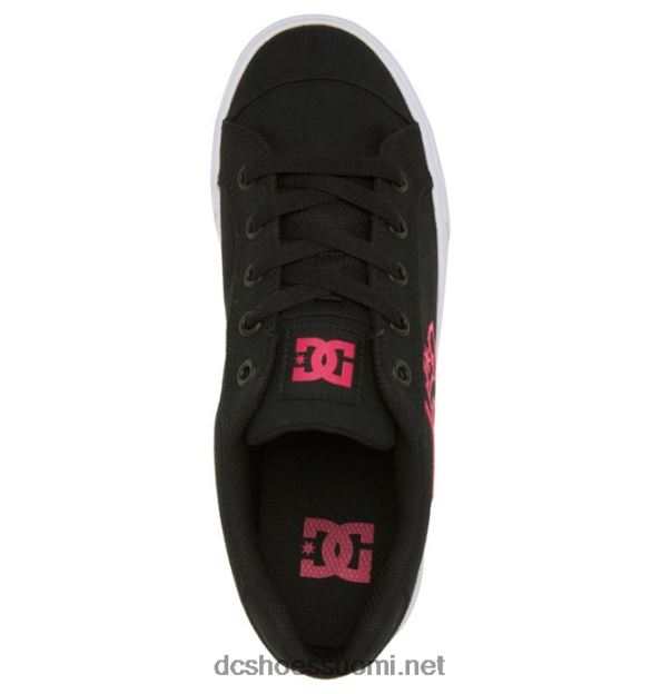 naisten chelsea-kengät musta/hullu pinkki DC Shoes VXP4HP449