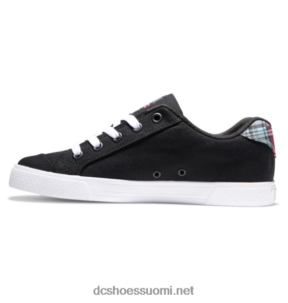 naisten chelsea-kengät musta/ruudullinen/valkoinen DC Shoes VXP4HP440