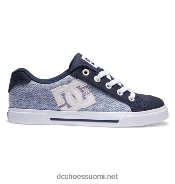 naisten chelsea-kengät sinivalkoinen DC Shoes VXP4HP444