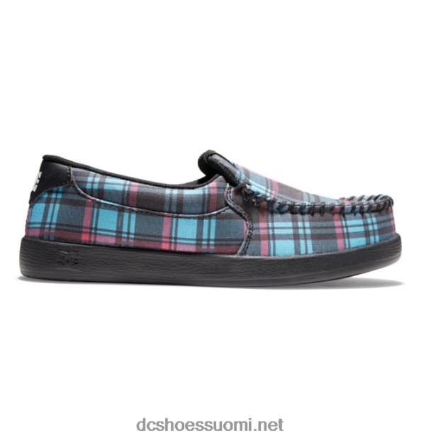naisten konnakengät sininen ruudullinen DC Shoes VXP4HP433