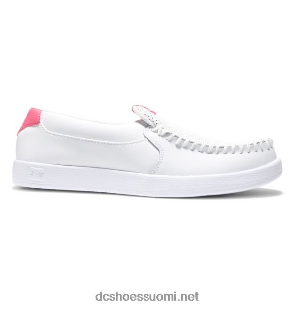 naisten konnakengät valkoinen/vaaleanpunainen DC Shoes VXP4HP436