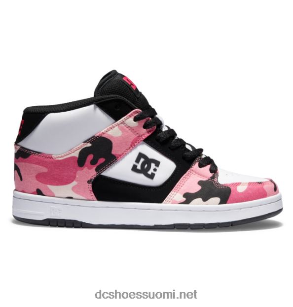 manteca 4 mid - mid-top -kengät naisille musta/hullu pinkki camo DC Shoes VXP4HP479