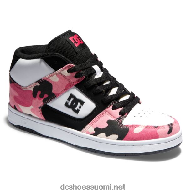 manteca 4 mid - mid-top -kengät naisille musta/hullu pinkki camo DC Shoes VXP4HP479