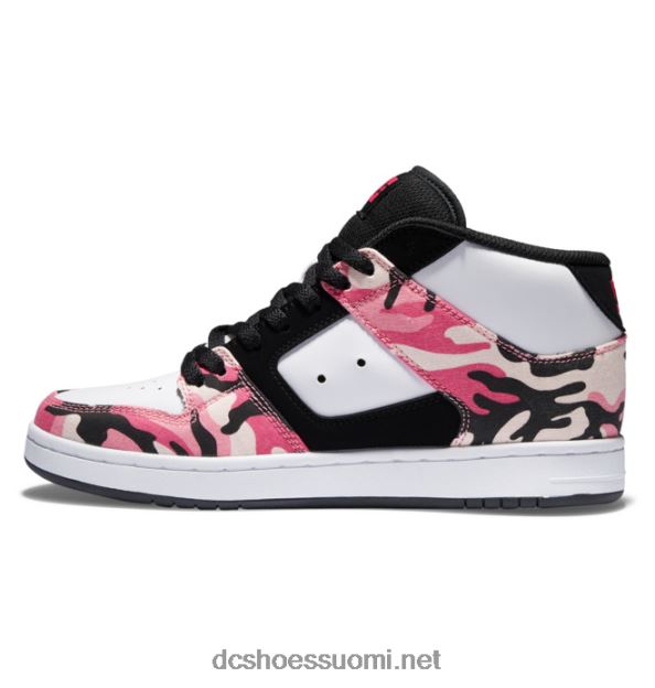 manteca 4 mid - mid-top -kengät naisille musta/hullu pinkki camo DC Shoes VXP4HP479