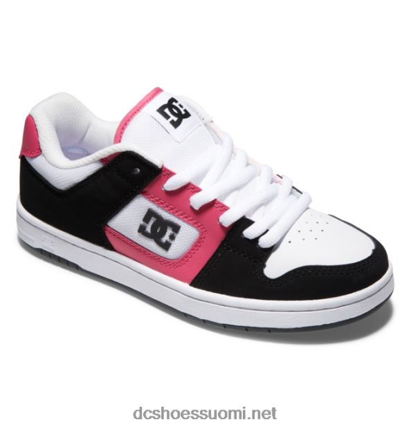 naisten manteca 4 kengät musta/hullu pinkki DC Shoes VXP4HP466