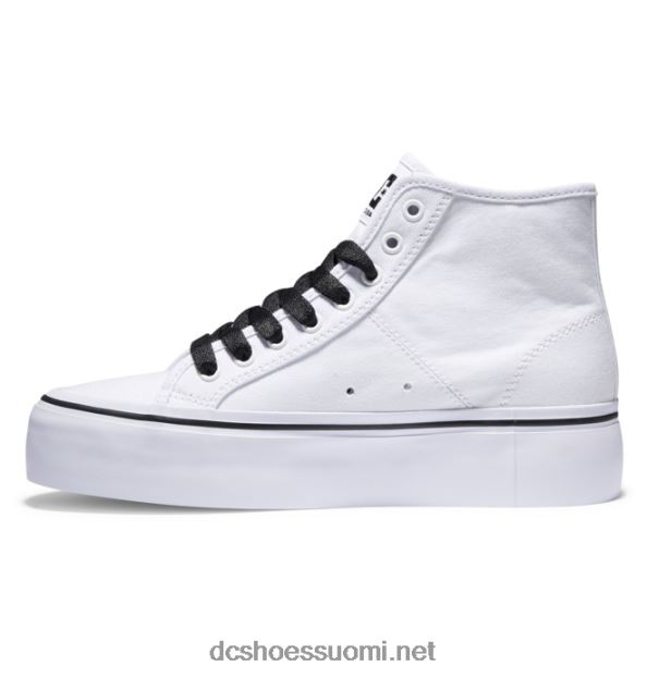 naisten manuaaliset hi platform korkeat kengät valkoinen/musta/kukka DC Shoes VXP4HP471