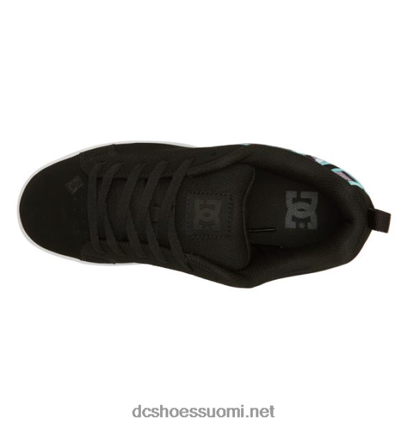 naisten hovigrafiikengät musta/c sininen ruudullinen DC Shoes VXP4HP460