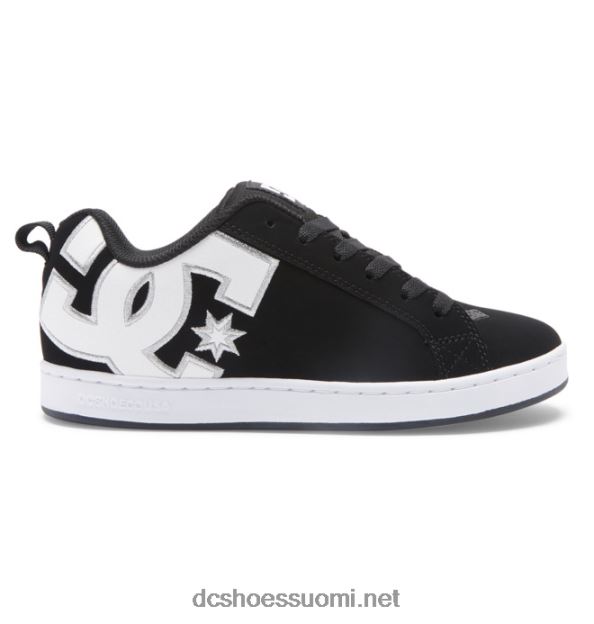 naisten hovigrafiikengät musta/valkoinen stensiili DC Shoes VXP4HP438