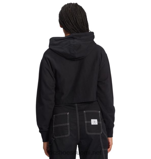 naisten dc lyhennetty huppari 2 musta/fuksia DC Shoes VXP4HP504