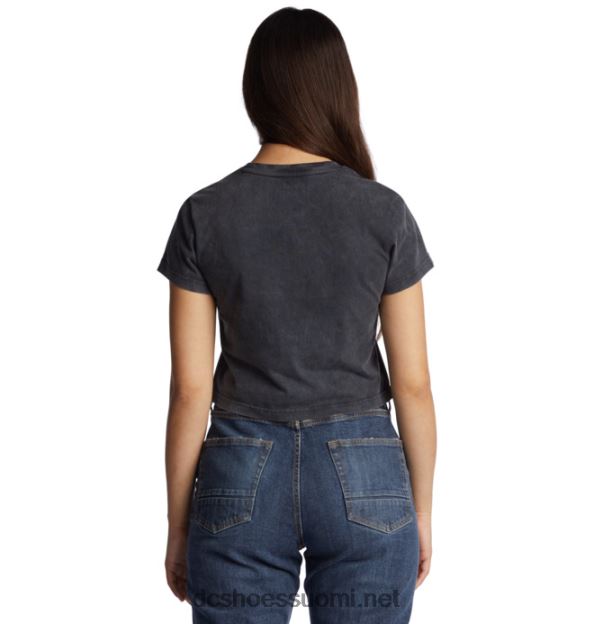 naisten dc star fill rajattu vauvan t-paita musta happo DC Shoes VXP4HP485