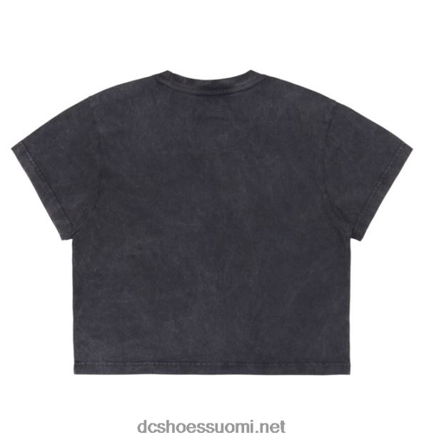 naisten dc star fill rajattu vauvan t-paita musta happo DC Shoes VXP4HP485