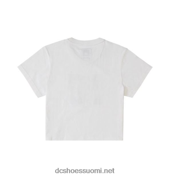 naisten dc star -rajattu t-paita valkoinen DC Shoes VXP4HP472